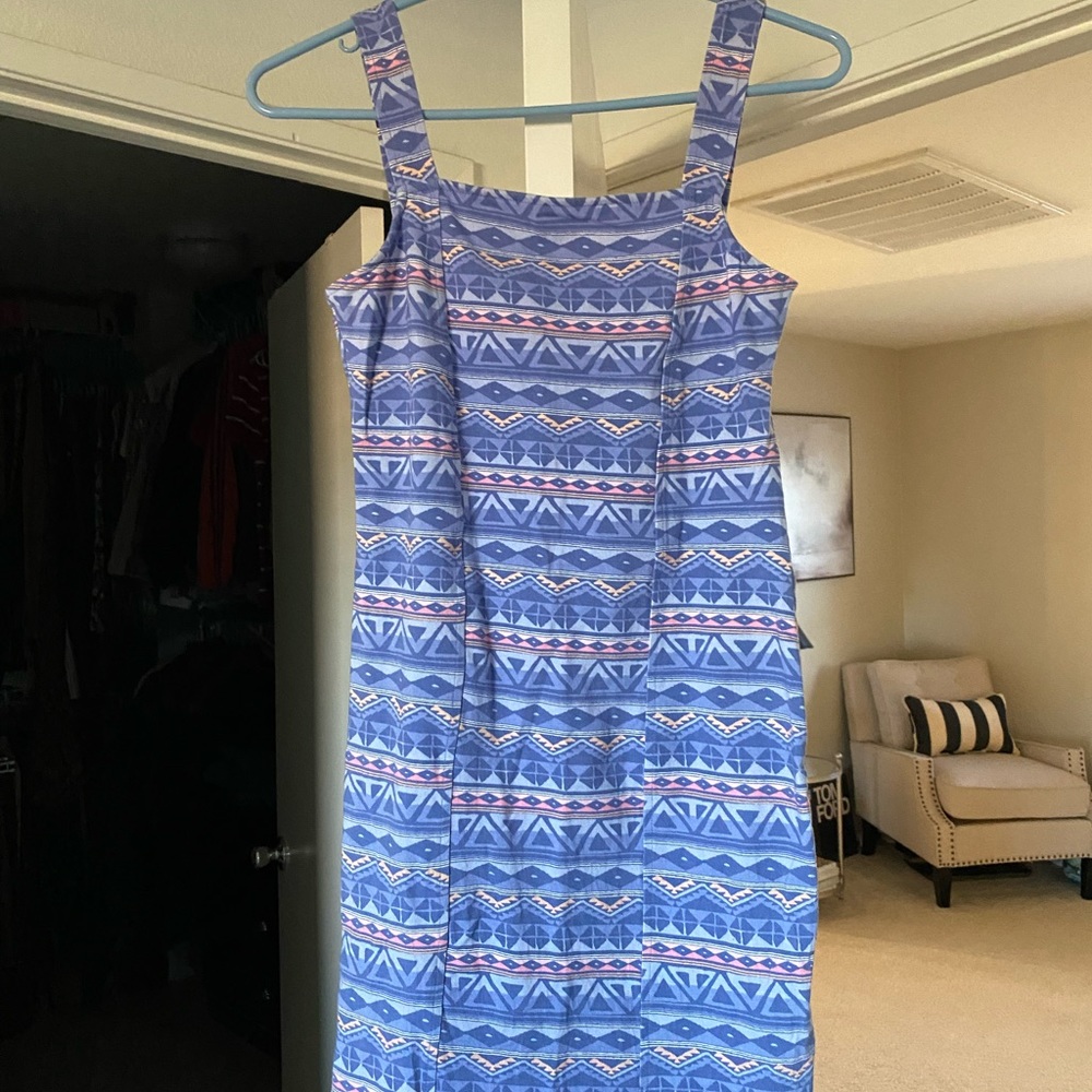 Hollister printed bodycon dress